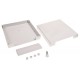 Obudowa plastikowa Kradex Z26J - 220x220x60mm jasna Obudowa plastikowa Kradex Z26J - 220x220x60mm jasna