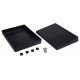 Obudowa plastikowa Kradex Z33A - 190x140x46mm czarna Obudowa plastikowa Kradex Z33A - 190x140x46mm czarna