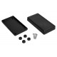Obudowa plastikowa Kradex Z34 - 129x68x28mm czarna Obudowa plastikowa Kradex Z34 - 129x68x28mm czarna