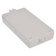 Obudowa plastikowa Kradex Z34UJ - 129x68x24mm jasna z uszami Obudowa plastikowa Kradex Z34UJ - 129x68x24mm jasna z uszami