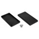 Obudowa plastikowa Kradex Z34A - 129x68x20mm czarna Obudowa plastikowa Kradex Z34A - 129x68x20mm czarna