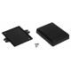 Obudowa plastikowa Kradex Z71U - 76x59x18mm czarna z uszami Obudowa plastikowa Kradex Z71U - 76x59x18mm czarna z uszami