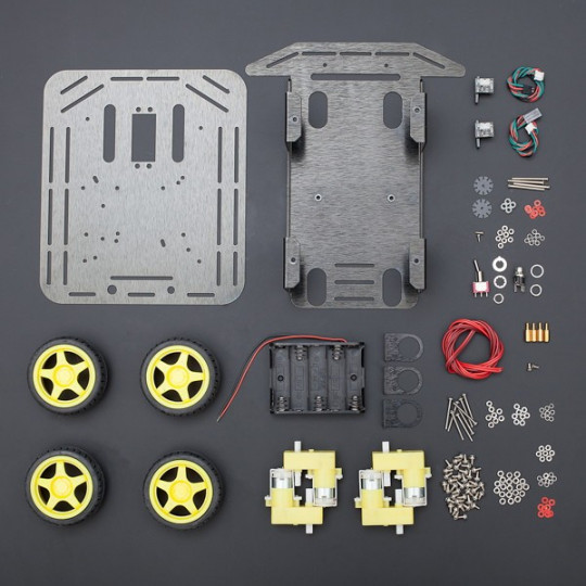 DFRobot Baron 4WD - 4-колісне шасі робота з приводом