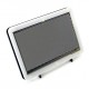 Obudowa do Raspberry Pi i ekranu LCD TFT 7'' HDMI - czarno-biała Obudowa do Raspberry Pi i ekranu LCD TFT 7'' HDMI - czarno-biała