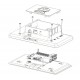 Obudowa do Raspberry Pi, dedykowanego ekranu 7'' i kamery - Premium Case Obudowa do Raspberry Pi, dedykowanego ekranu 7'' i kamery - Premium Case