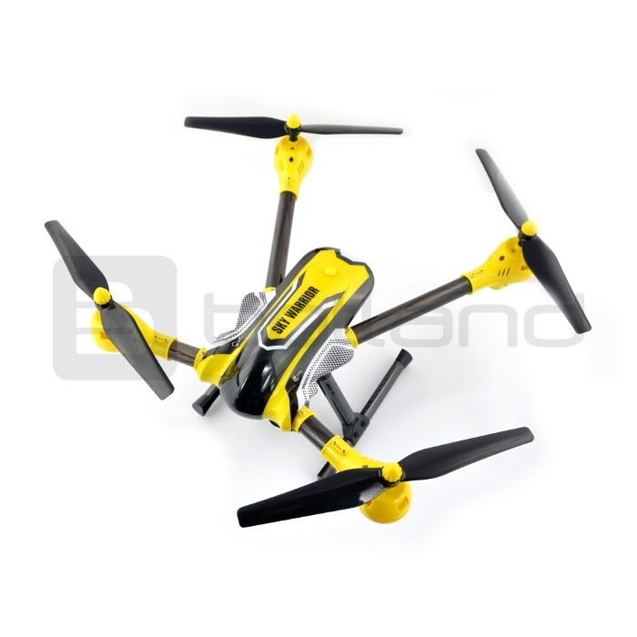 Dron quadrocopter OverMax X-Bee drone 7.1 2.4GHz z kamerą HD - 65cm + dodatkowy akumulator