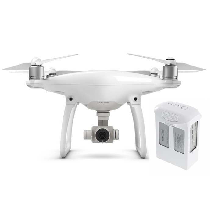 Dron quadrocopter DJI Phantom 4  z gimbalem 3D i kamerą 4k UHD + dodatkowy akumulator