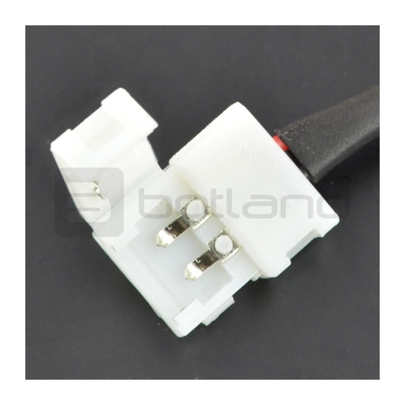 Konektor do taśm LED 8mm 2 pin - DC 5,5/2,1mm