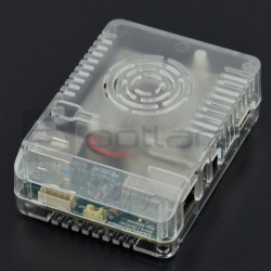 Obudowa base do Odroid XU4 - dolna cześć 2/2 - przezroczysta