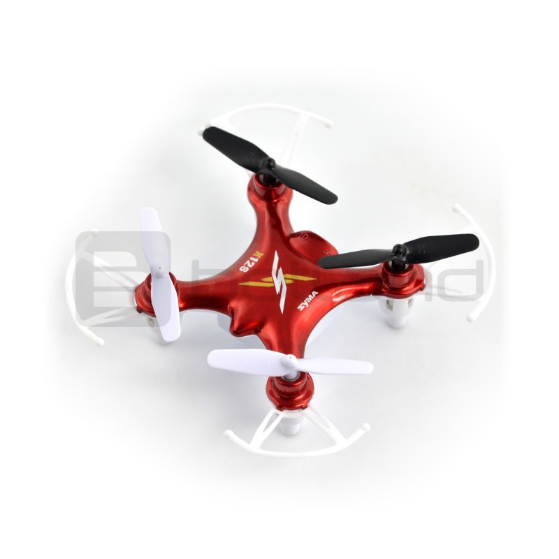 Dron quadrocopter Syma X12S Nano 2.4GHz - 7cm - czerwony