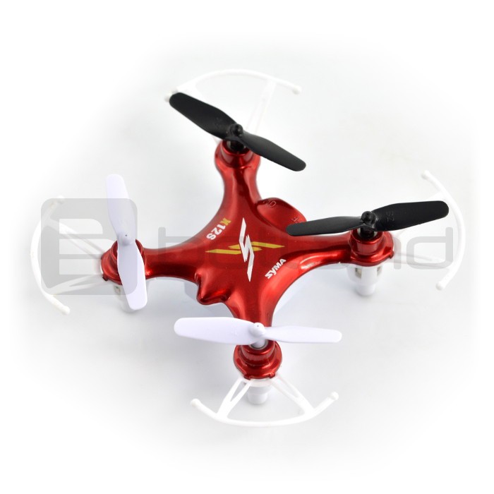 Dron quadrocopter Syma X12S Nano 2.4GHz - 7cm - czerwony