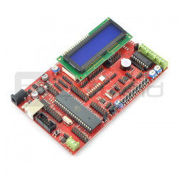 Zestaw uruchomieniowy EvB 5.1 z procesorem ATMega644P + kurs BASCOM