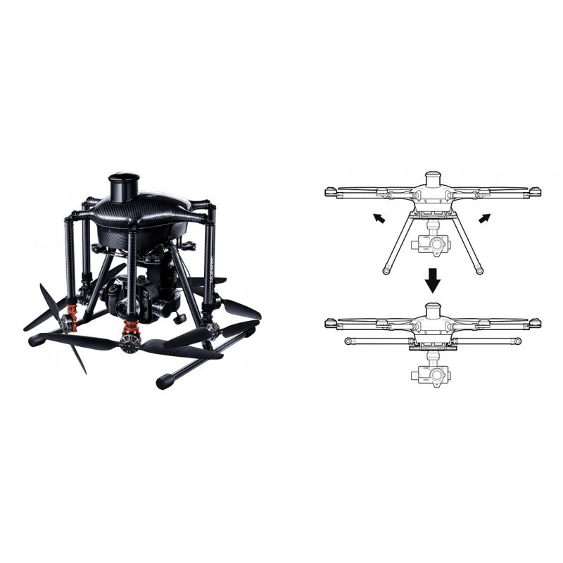 Dron hexacopter Yuneec Tornado H920 FPV + gimbal GB603 dla aparatów GH4