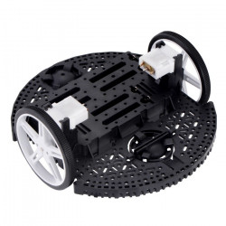 Pololu Romi Chassis Kit - 2-kołowe podwozie robota - czarne