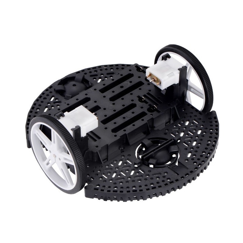 Pololu Romi Chassis Kit - 2-kołowe podwozie robota - czarne