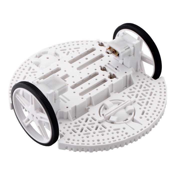 Pololu Romi Chassis Kit - 2-kołowe podwozie robota - białe