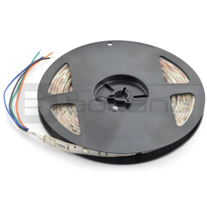 Pasek LED SMD3528 IP20 4,8W, 60 diod/m, 8mm, barwa ciepła - 5m
