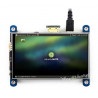 Ekran dotykowy rezystancyjny LCD 4'' 800x480px IPS HDMI + GPIO dla Raspberry Pi 3/2/B+ - zdjęcie 6
