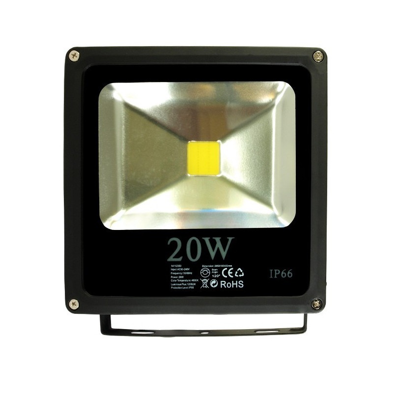 Lampa zewnętrzna LED ART slim, 20W, 1200lm, IP66,  AC90-240V, 3000K - biała ciepła