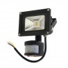 Lampa zewnętrzna LED ART z sesorem ruchu, 10W, 600lm, IP65, AC80-265V, 4000K - biała neutralna - zdjęcie 1
