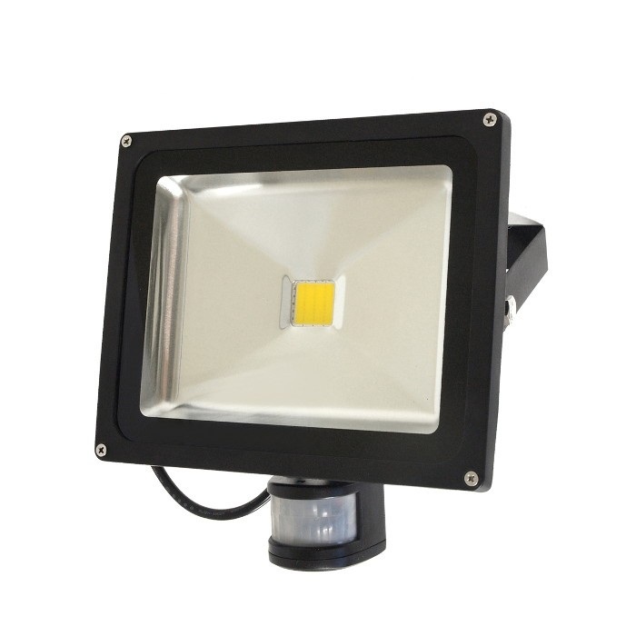 Lampa zewnętrzna LED ART HQ PIR z czujnkiem ruchu, 30W, 2700lm, IP65, AC80-265V, 4000K - biała neutralna
