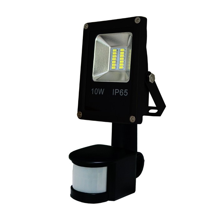 Lampa zewnętrzna LED ART PIR z czujnkiem ruchu, 10W, 600lm, IP65, AC80-265V, 4000K - biała neutralna