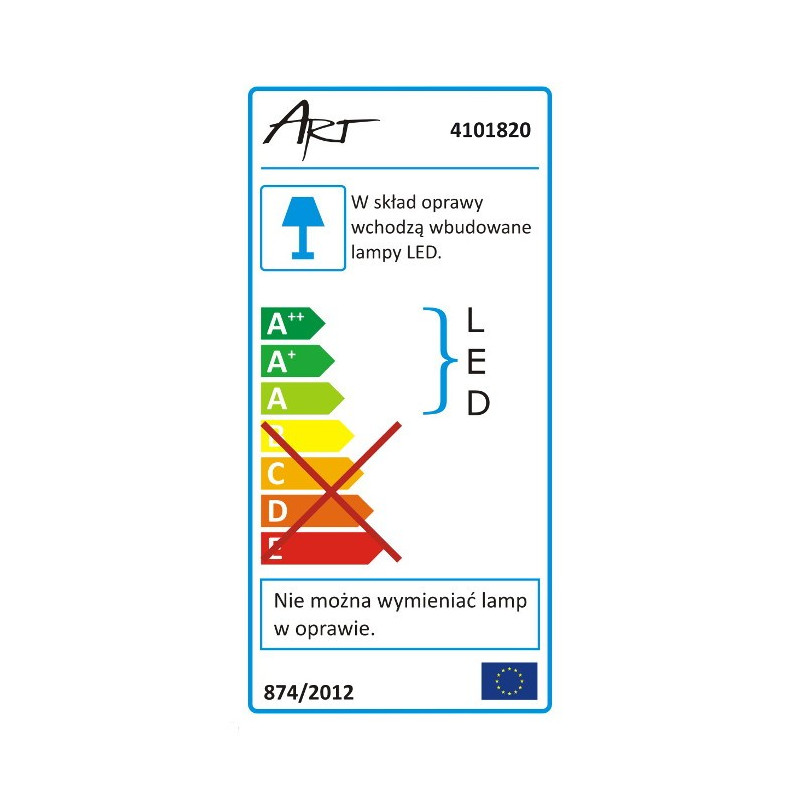 Lampa zewnętrzna LED ART SMD, 50W, 3000lm, IP65,  AC80-265V, 6500K - biała zimna