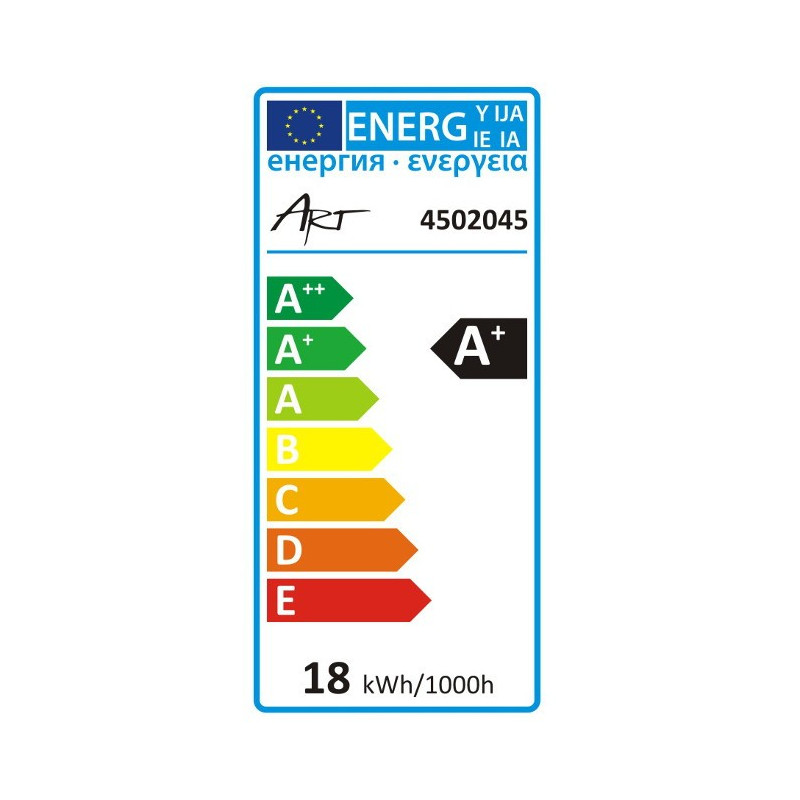 Tuba LED ART T5 aluminiowa, 115cm, 18W, 1600lm, AC230V, 6500K - biała zimna