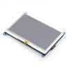 Ekran dotykowy rezystancyjny LCD TFT 5'' 800x480px HDMI + USB Rev. 2.1 dla Raspberry Pi 3/2/B+ - zdjęcie 2