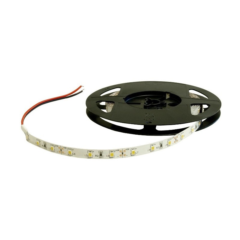 Pasek LED SMD2835 IP20 6W, 60 diod/m, 8mm, biały-ciepły - 5m