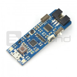 Programator AVR MKII MINI zgodny z MKII ISP - złącze microUSB