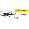 Dron quadrocopter OverMax X-Bee drone 3.1 Plus 2.4GHz z kamerą - czerwony - 34cm + 2 dodatkowe akumulatory - zdjęcie 4