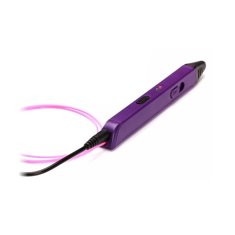 Pióro drukujące Wooler Slim długopis 3D - fioletowe