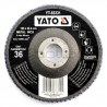 Tarcza ściernica listkowa Yato YT-83331 - wypukła - 125x9mm - zdjęcie 1