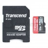 Karta pamięci Transcend Premium 400x microSD 32GB 60MB/s UHS-I klasa 10 z adapterem - zdjęcie 2