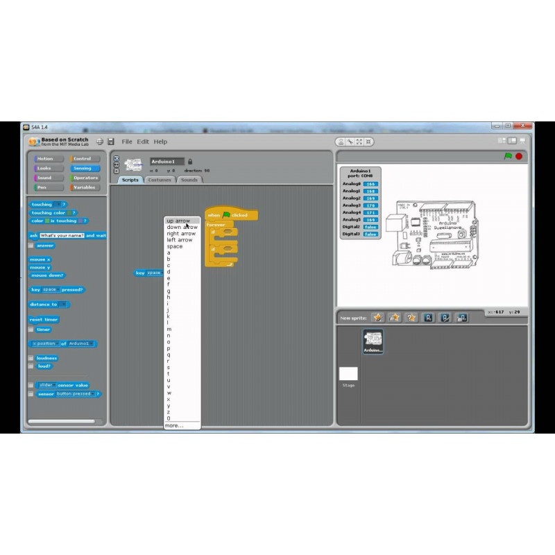 LinkSprite - Learning Kit for Scratch - zestaw dla Arduino / pcDuino