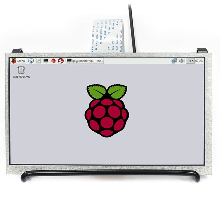 Ekran LCD IPS 7'' 1024x600px DPI dla Raspberry Pi 3/2/Zero/Zero W