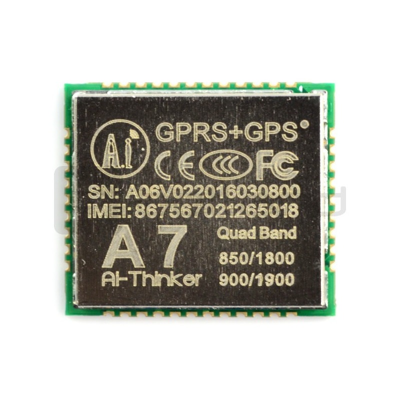 Moduł GSM/GPRS + GPS A7 AI-Thinker - UART