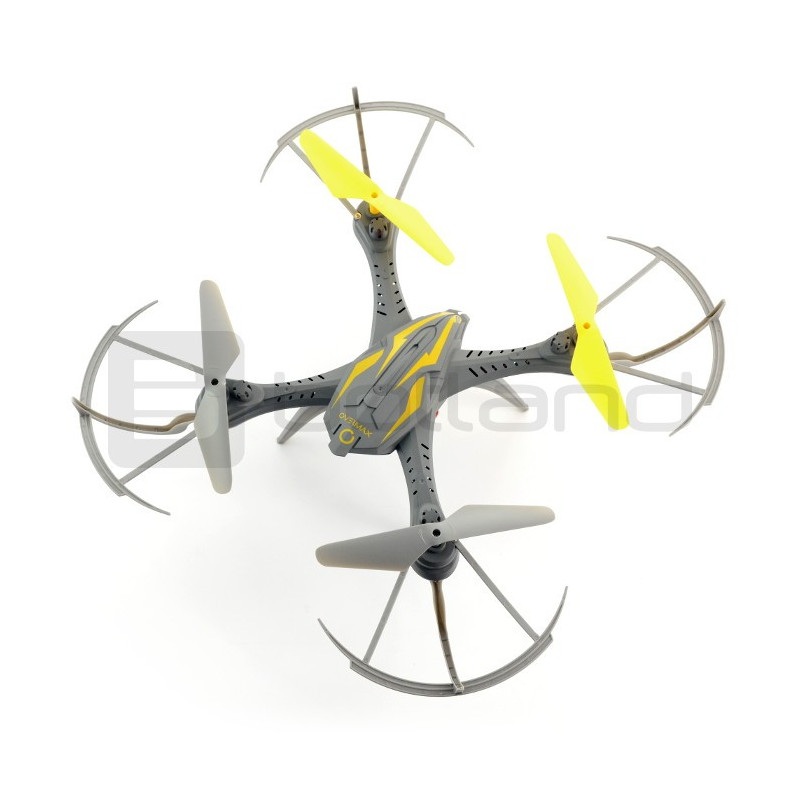Dron quadrocopter OverMax X-Bee drone 2.4 2.4GHz z kamerą HD - 32cm + dodatkowy akumulator