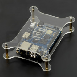 Przezroczysta obudowa otwarta dla Banana Pi