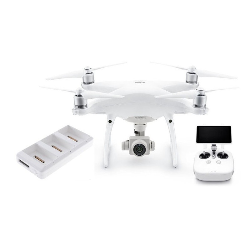 Dron quadrocopter DJI Phantom 4 Pro+ z gimbalem 3D i kamerą 4k UHD + monitor 5,5'' + Hub do ładowania