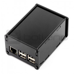 Obudowa do HiFiBerry Digi+, DAC+ RCA i Raspberry Pi Model 3/2/B+ - czarna