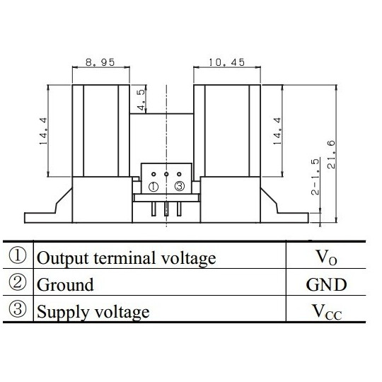 Sharp GP2Y0A02YK0F - Аналоговий датчик відстані 20-150 см