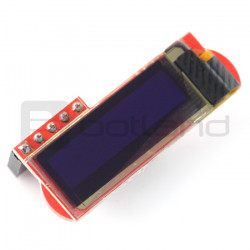 Moduł wyświetlacza OLED 0,91" 128x32px dla Raspberry Pi