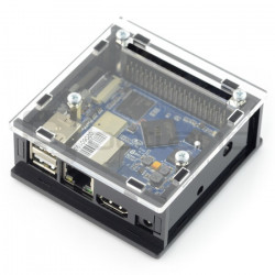 Obudowa do Banana Pi M2+ - czarno-przezroczysta