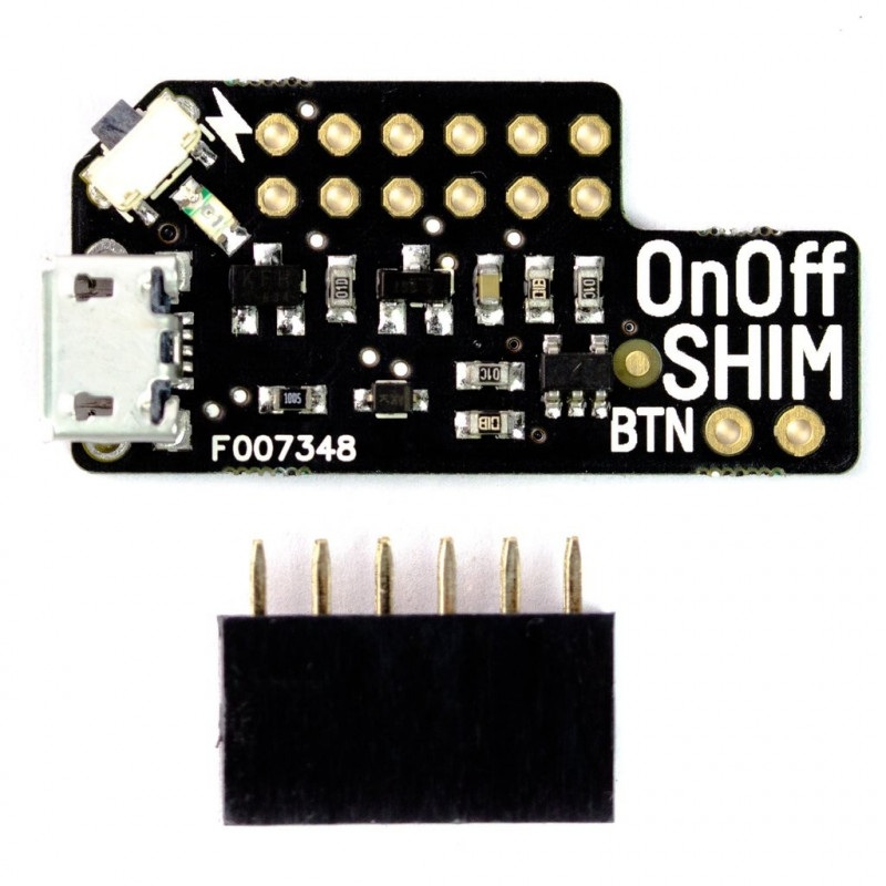 OnOff SHIM - włącznik/wyłącznik - nakładka dla Raspberry Pi