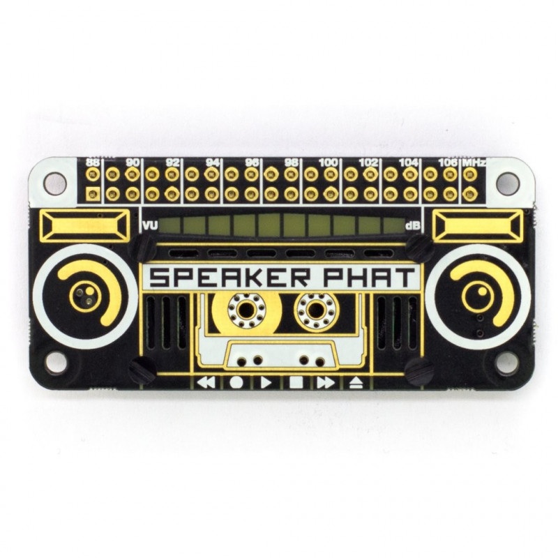 Speaker pHAT - nakładka z głośnikiem i wzmacniaczem dla Raspberry Pi