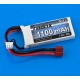 Pakiet LiPol Redox 1100 mAh 20C 7.4V Pakiet LiPol Redox 1100 mAh 20C 7.4V