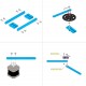 MakeBlock 60713 - belka 0412-124 - niebieski - 4szt. MakeBlock 60713 - belka 0412-124 - niebieski - 4szt.