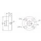 MakeBlock 84740 - hub mocujący 4mm M3 MakeBlock 84740 - hub mocujący 4mm M3